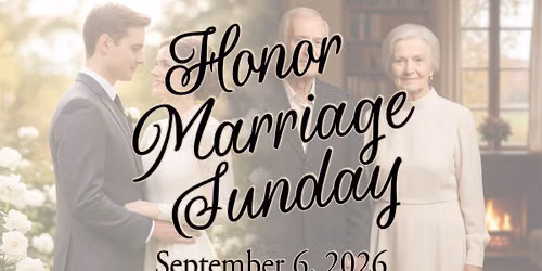 Honor Marriage Sunday