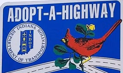 Aiden Nunley Adopt-A-Highway First Cleanup