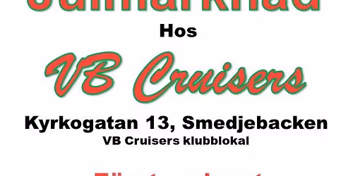 Julmarknad hos VB Cruisers 1:a Advent