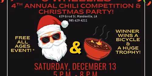 OWheelies 4th Annual Chili Competition with SANTA