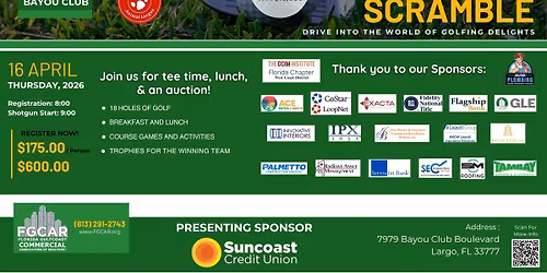 FCGAR Golf Scramble \u26f3\ufe0f supporting the Suncoast Animal League