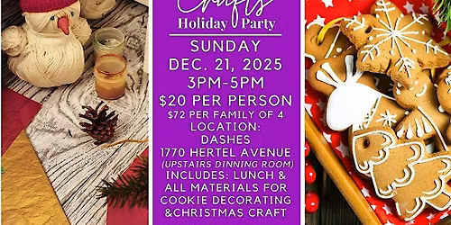 Christmas Cookies & Crafts Holiday Party
