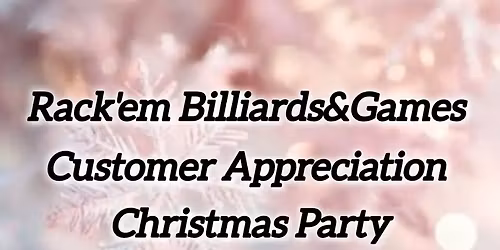 Rack 'em Billiards&Games Christmas Party