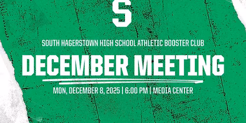 December Meeting - SHHS Athletic Boosters