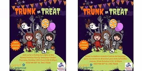 Trunk or Treat at Parent Promise