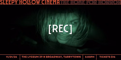 Home for Horror:  [REC] (2007) \u00b7  R  (Spanish)