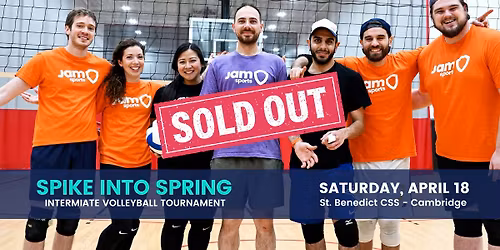 SOLD OUT: Spike Into Spring Volleyball Tournament 2026 - Intermediate Division