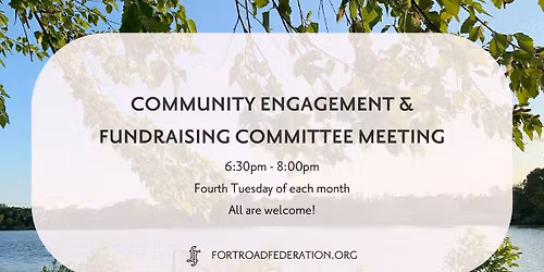 Community Engagement & Fundraising Committee Meeting