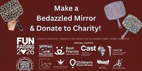 Create a Bedazzled Mirror - Charity Event!