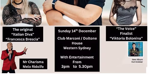Patrizio Buanne at Club Marconi , Doltone House Western Sydney