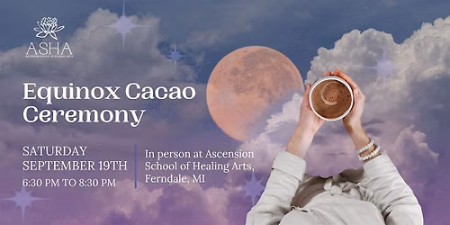 Equinox Cacao Ceremony  A Sacred Evening of Balance & Renewal