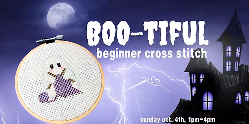 Boo-tiful Beginner Cross Stitch Class
