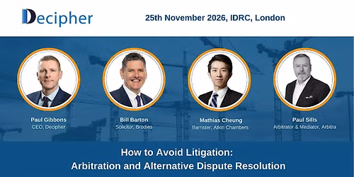 How to Avoid Litigation: Arbitration and Alternative Dispute Resolution