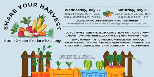 Share Your Harvest - Home Grown Produce Exchange