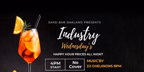 Sand Bar Presents Industry Wednesday\u2019s