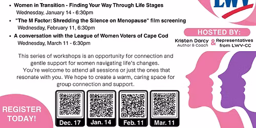 Women\u2019s Winter Circle \u2013 Wednesday Workshops Women & Winter Loneliness Sandwich Public Library