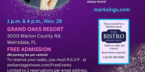 \ud83c\udfb6 FREE Michael Bubl\u00e9 Tribute Concert \u2013 November 29th! \ud83c\udfa4