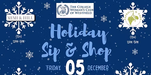 Holiday Sip and Shop