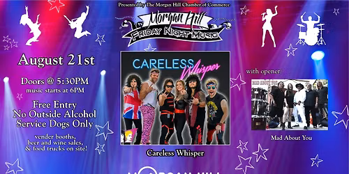 Friday Night Music Series: Careless Whisper with opener Mad About You