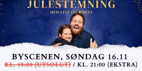 Julestemning med Live og Ronny \/\/ Byscenen (EKSTRA!)