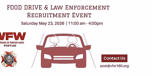 MD Food Bank Drive & Law Enforcement Recruitment Event