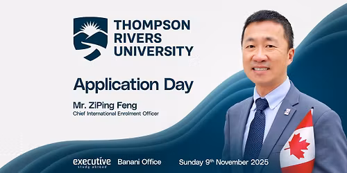 Application Day- Meet & apply Thompson Rivers University