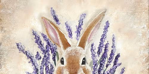 Look Who's In The Lavender Canvas Paint and Sip