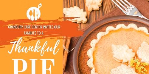 Granbury Care Center Thankful Pie Bar 
