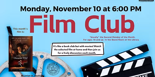 Film Club at the Rockland Public Library