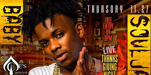 Thanksgiving Party | Baby Soulja Live | Aces Men\u2019s Club