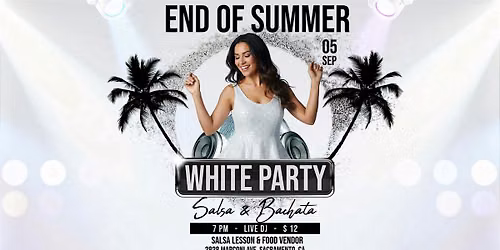Salsa & Bachata All White Social