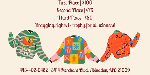 Ugly Sweater Party with THE GRINCH!