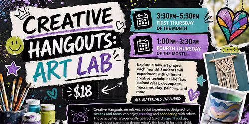 Creative Hangouts: Art Lab