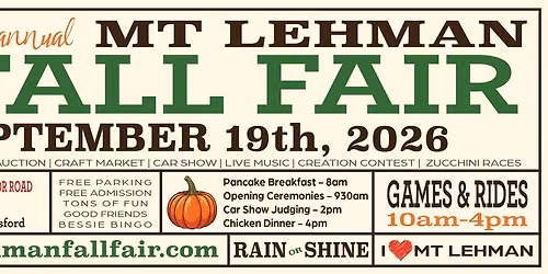 Mt Lehman Fall Fair