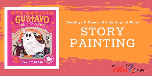 Story Painting: Gustavo, the Shy Ghost