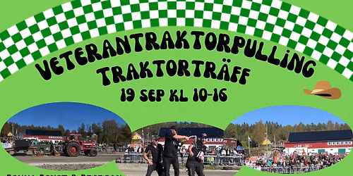 Veterantraktorpulling 19 sep 
