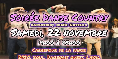 SOIR\u00c9E COUNTRY \u00c0 LAVAL
