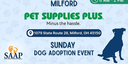 Dog Adoption Event - Pet Supplies Plus Milford