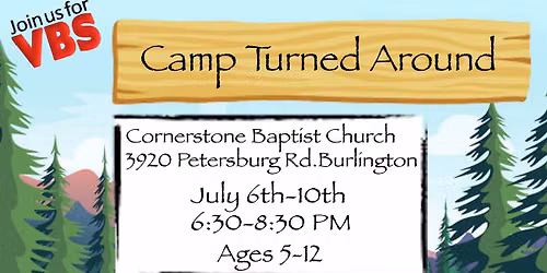 \u201cCamp Turn Around\u201d VBS!