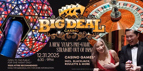 Big Deal Casino New Year's Pre-Game