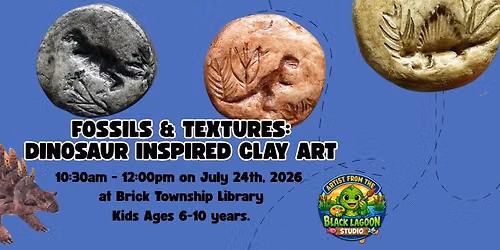 Fossils & Textures: Dinosaur Inspired Clay Art