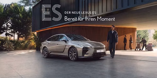 Die Lexus ES Premiere: Bereit f\u00fcr Ihren Moment?