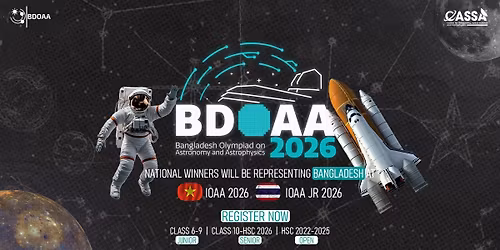 9th Bangladesh Olympiad on Astronomy and Astrophysics (BDOAA) 2026