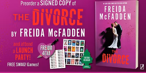 Freida McFadden Authorless Release Party for The Divorce