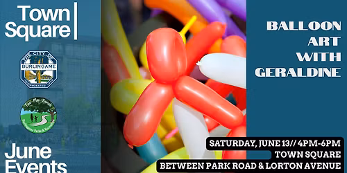 Balloon Art with Geraldine