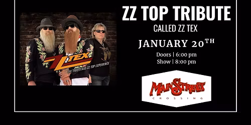 ZZ TEX - ZZ Top Tribute | LIVE at Main Street Crossing