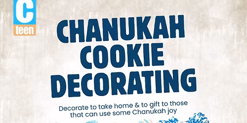 Cteen: Chanukah Cookie Decorating