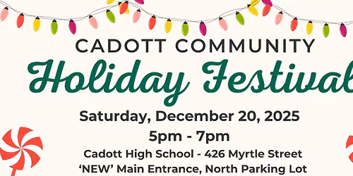 Cadott Community Holiday Festival! FREE Wagon rides, Vendor Market, and Soup Fundraiser!