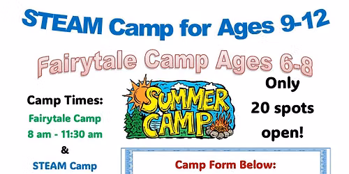 STEAM Camp "The Science of Sound" & "Fairytale Camp"