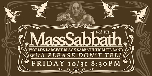 MASS SABBATH - "The World's Largest Black Sabbath Tribute"